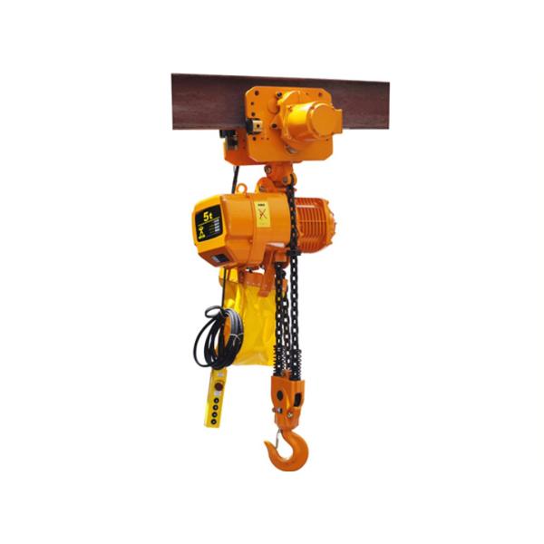 Hand Pulled Small Tonnage Chain Electric Crane Hoist For Beam Crane