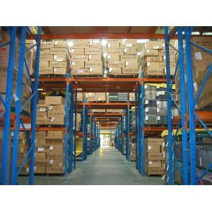 Forklift Trucks Cross Bridge Pallet Rack Shelving