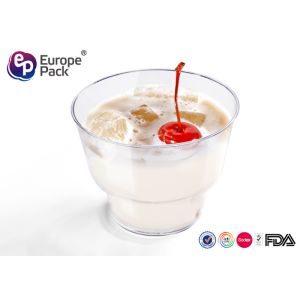 BPA Free Disposable Plastic Dessert Shot Glasses 0.9Mm Thickness