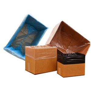 China Recyclable  Food Grade Protective Packaging Side Gussted Poly Box Liners on sale