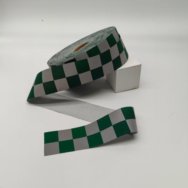 Green Pane High Visibility Reflective Fabric Sew On For Garments Hats Fashion Jackets