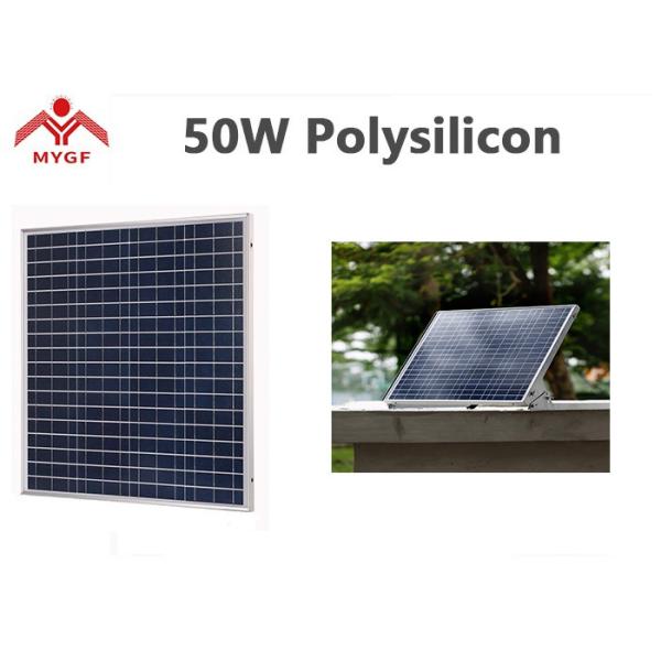 Stable Polycrystalline Silicon Cell Low Iron Temperedglass Alu Minum Alloy