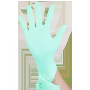Non Sterile Disposable Latex Examination Gloves Synthetic Latex Gloves