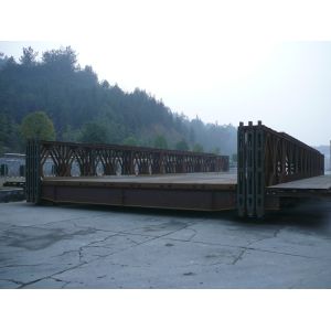 Permanent Bailey Bridge / Steel Frame Bridge With Simple structure