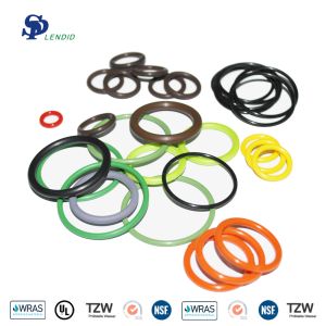 NBR FKM HNBR Black Red Color Rubber O Rings Seal For Industrial Food Sanitary