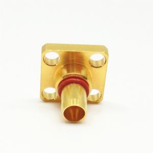 China Flange Mount SBMA Plug Straight RF Coax Connector on sale