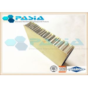 Brushed Honeycomb Aluminum Plate , Lightweight Building Panels Thermal