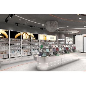 22-SYMLS Beauty Store Design With Shining Mold Aluminum Series