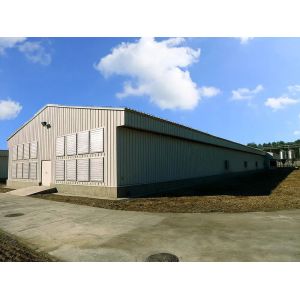 Industrial Steel Structure Warehouse Construction , Prefab Metal Warehouse