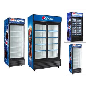 Pepsi Cola Cabinet Double Door Direct Cooling Economical Explosion