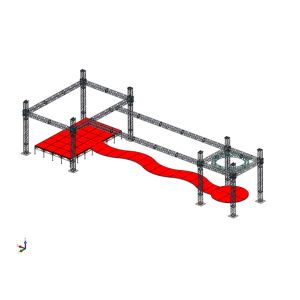 Bolt Square Box Truss Aluminum Square Screw Truss
