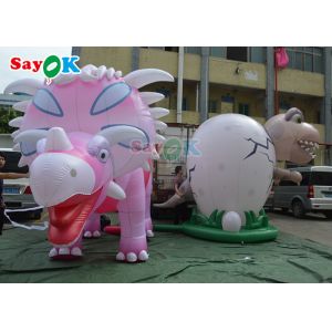 4m Inflatable Giant Dinosaur For Festive Decoration Wind Resistance