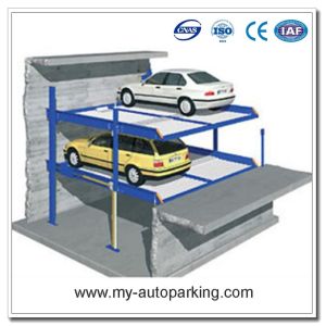 2,4,6 Cars Automatic Car Garage Lift for Basement/Underground Hydraulic Car Lift