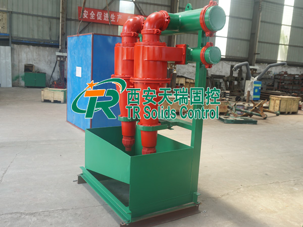 High capacity mud desander High Capacity Flexible Drilling Mud Desander Fast Connection 0.25 - 0.4mpa Working Pressure