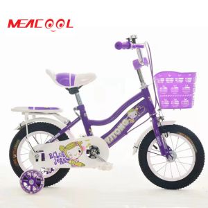 Fashionable Lightweight Kids Bike With Steel Carrier And Plastic Basket
