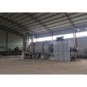 10 T/H Rotary Sand Dryer Drying Kiln With Wood Heat Rotary Drying System