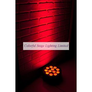 12x10W RGBW 4 in 1 Quad color Flat Stage Lighting