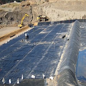 HDPE Plastic Waterproofing Anti-Seepage Geomembrane in Landfill Tailings