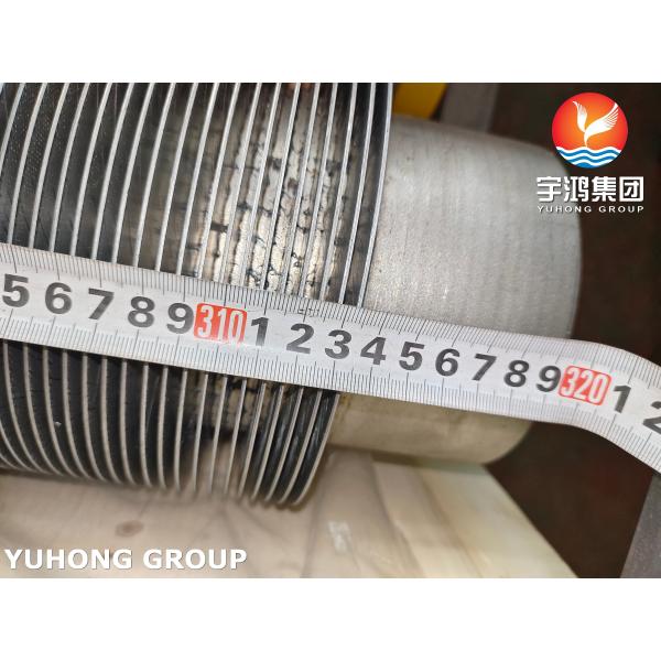 ASTM A376 TP347H Spiral Finned Tube For Heat Exchangers