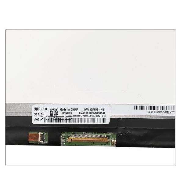 Slim 13.3 Inch Laptop Screen Edp 40pins FHD 45% NTSC IPS NV133FHM-N41 With Frame