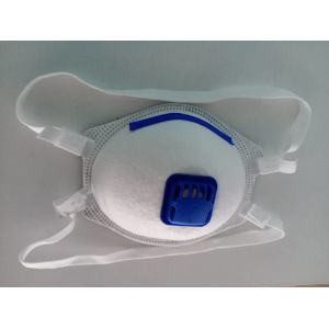 Dustproof Cup Shape Exhalation Valve FFP3 Face Respirators