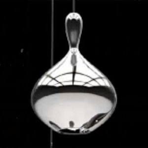 Glass Pendant Lamp Modern Light For Dinning Room Modern silver hanging light(WH