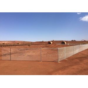 SS 5ft High Chain Link Fence , 20m/Roll Cyclone Mesh Fencing