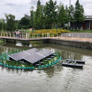 Solar Powered Pond Aeration System River Treatment Compact And Convenient