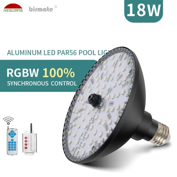 Buy Synchronous Par56 Swimming Pool Lamps Aluminum RGBW SMD5050 120ma at wholesale prices