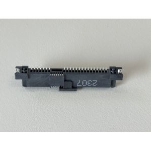 SAS 29 Pin Female Socket SMT Connector with Positioning Column & Fishhook | Gold