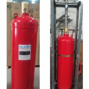 Red Color 180L FM200 Fire Suppression System for Mechanical Emergency
