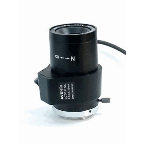 offer 6-15mm manual focus, auto iris lens