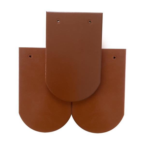 Buy Glazed Fish Scale Ceramic Plain Roof Tile Shingle Free Samples at wholesale prices