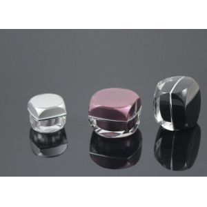 Quality Black Cream Cosmetic Packaging Containers With Jet Molding Technology for sale