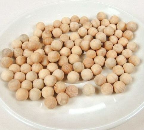 Buy 8mm wood ball solid wooden beads no hole at wholesale prices