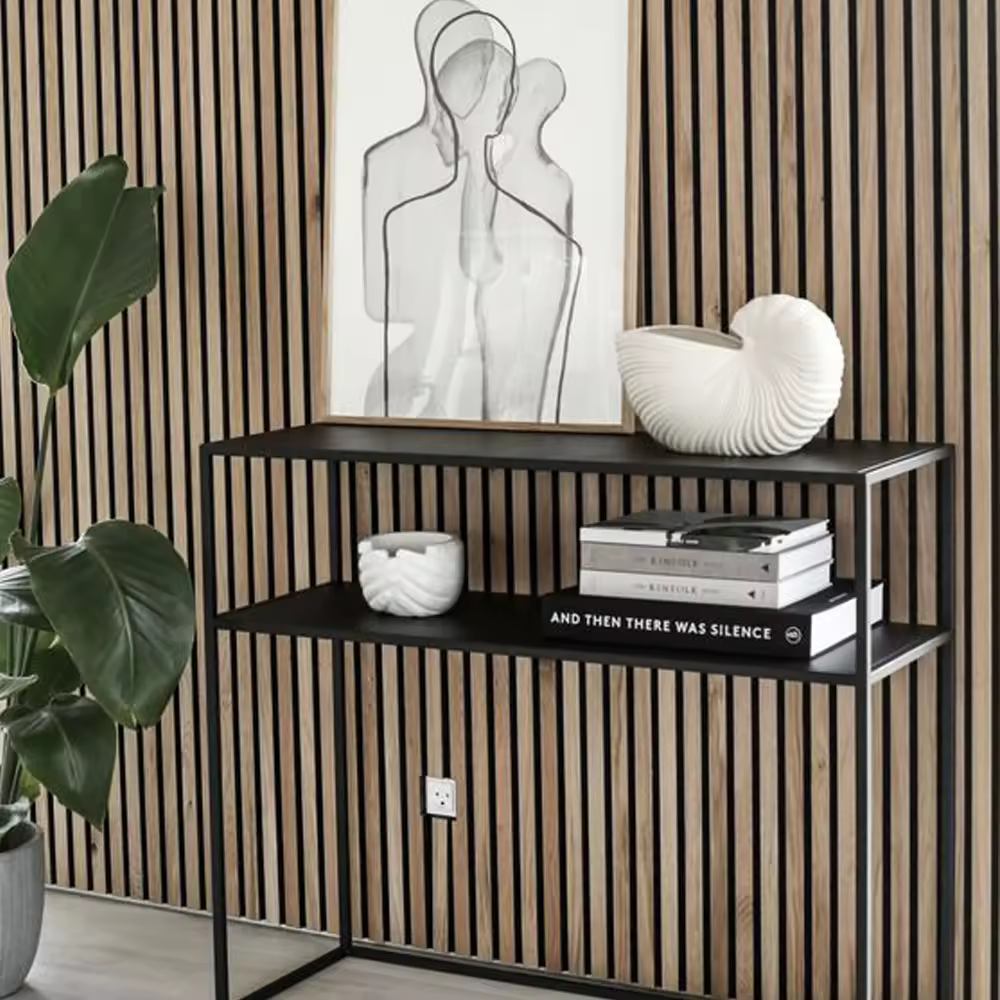 Modern 3D medium-density fiberboard solid wood walls and ceilings sound