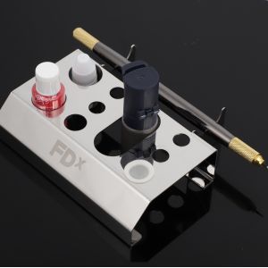 China Stainless Steel Tattoo Ink Cup / Pen Holder with Private Label on sale