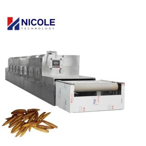 China Black Soldier Fly Industrial Microwave Dryer Machine Tunnel CE Approved on sale