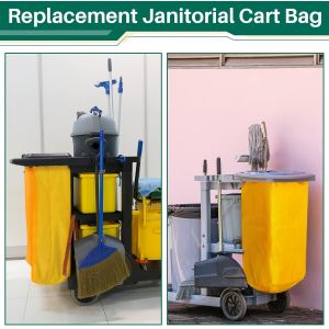 Janitorial Cart Bag Waterproof High Capacity Thickened Housekeeping Commercial