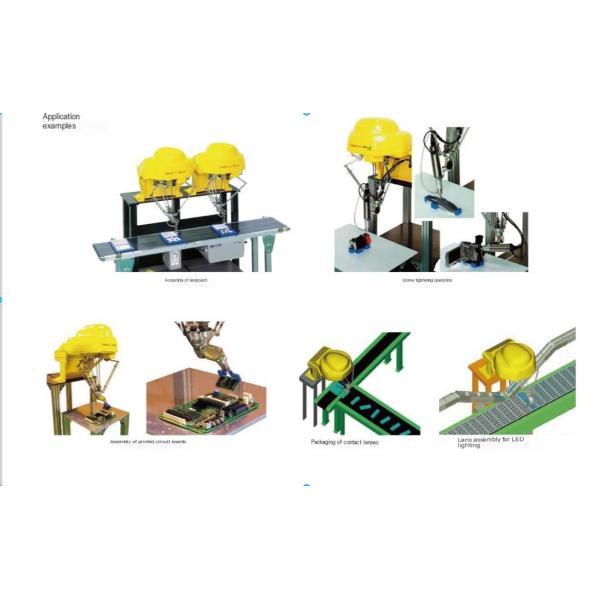 4 axis robot arm 1kg payload in assembly line process computer factory