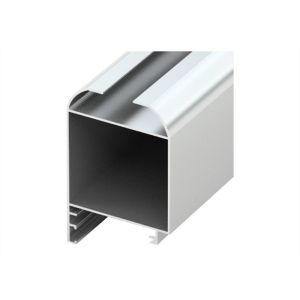 Quality Silver Anodized 6m 0.8mm Aluminum Door Frame Extrusions for sale