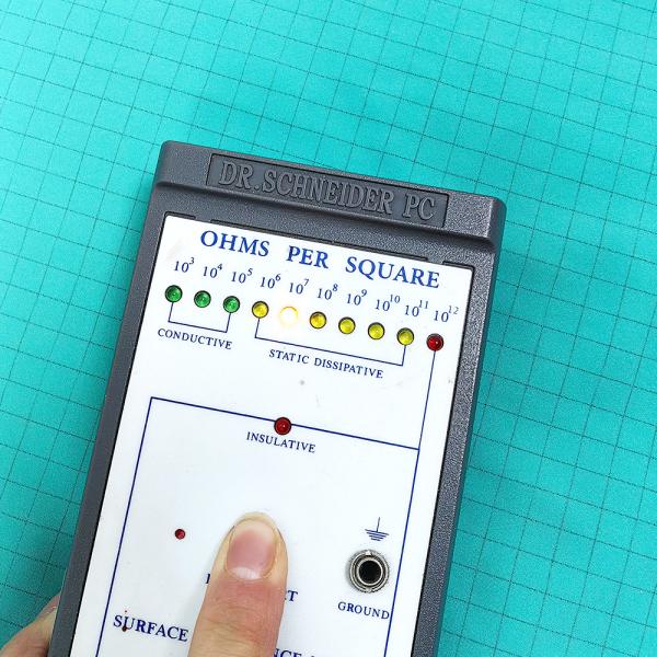 ESD Antistatic 7mm Grid Fabric 98% Polyester+2% Conductive Carbon Fabric for ESD Clothes