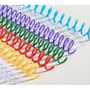 PVC PET Plastic Single Loop Spiral Wire Coil 2''