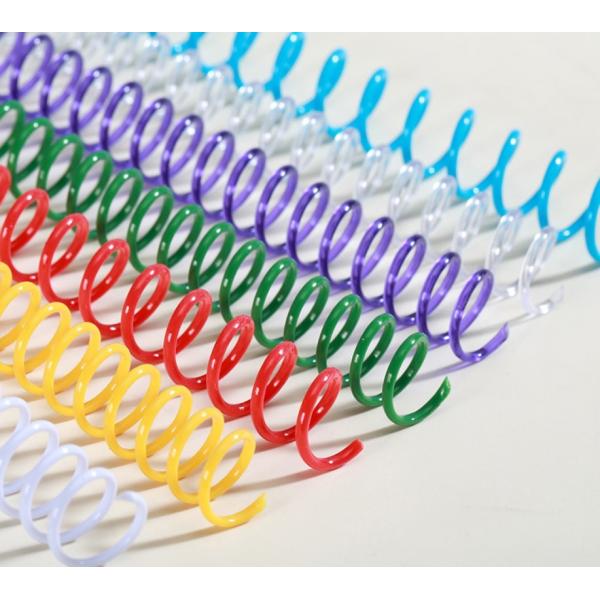 Buy PVC PET Plastic Single Loop Spiral Wire Coil 2'' at wholesale prices