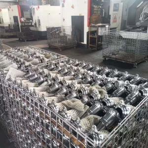 Carbon Steel Antirust Trailer Axle Spindle , Sand Blast High Precision Forging