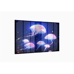 Quality High Brightness 4500cd P3.9 Pixel Pitch 500x500mm LED Grille Display For Indoor Wall &amp; Window for sale