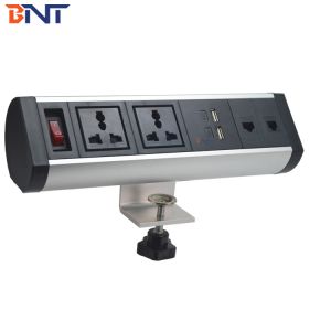 Conference Room Table Electrical Outlets With Double Universal Power Sockets