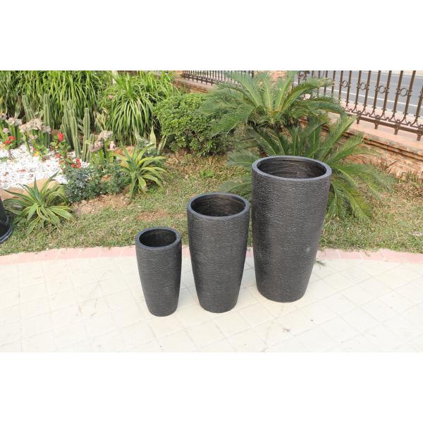 Frost Resistant Character Fiber Clay Planter Modern Design For Outdoor