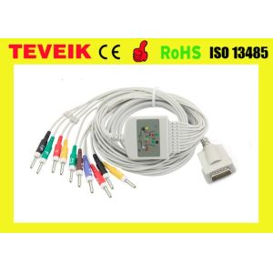 Burdick Compatible EKG Cable 012-0844-00 10 lead ECG Cable with IEC standard Din 3.0