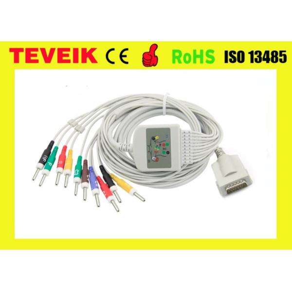 Buy Burdick Compatible EKG Cable 012-0844-00 10 lead ECG Cable with IEC standard Din 3.0 at wholesale prices